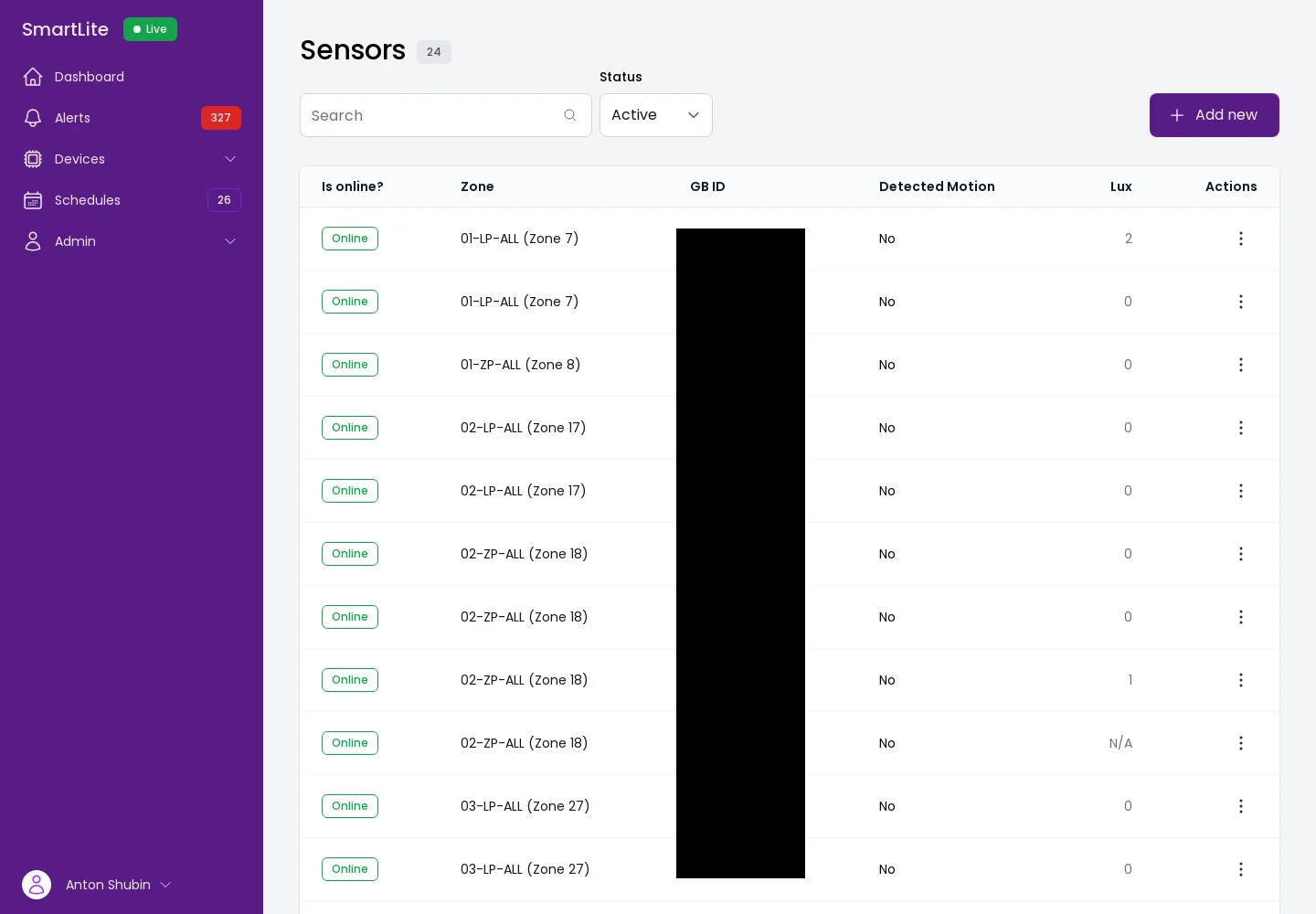 Sensors