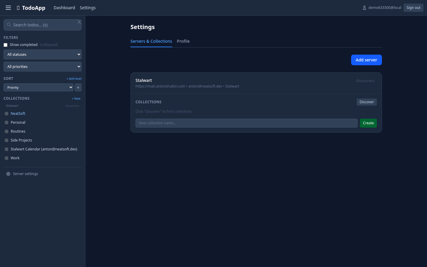 TodoApp — CalDAV Task Manager (PWA) screenshot 3