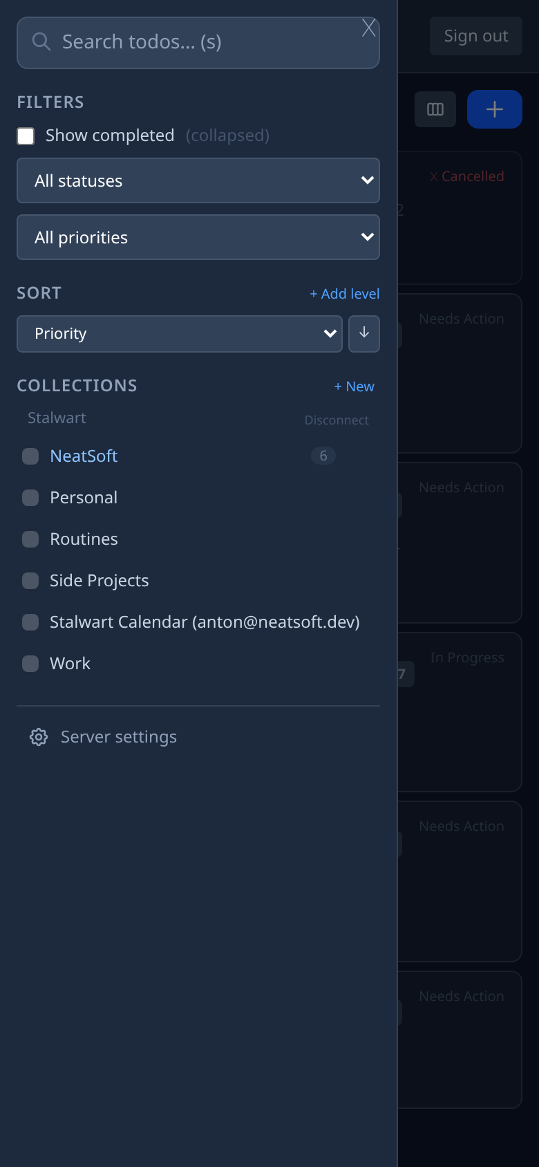 TodoApp — CalDAV Task Manager (PWA) screenshot 4
